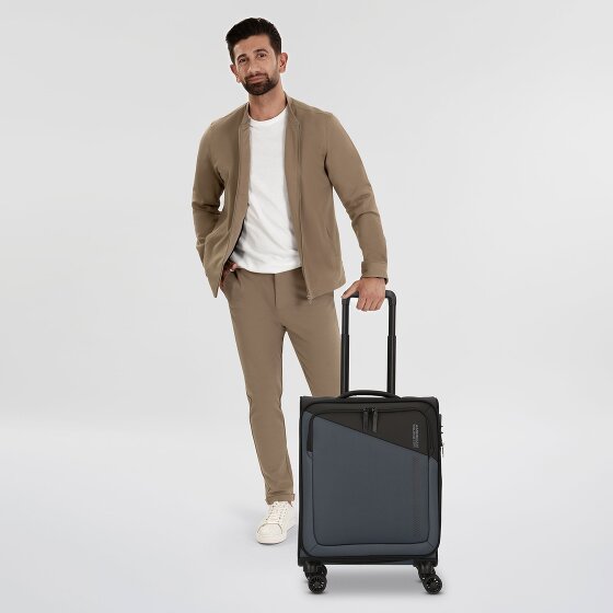American Tourister Daring Dash 4 wielen Cabinewagen 55 cm met uitbreidingsplooi
