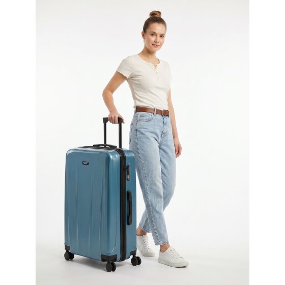 Police New York 4 wielen Trolley L 72 cm met uitbreidingsplooi