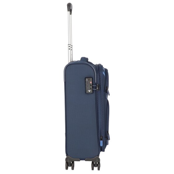 Roncato Twin 4 wielen Cabinewagen S 55 cm met uitbreidingsplooi