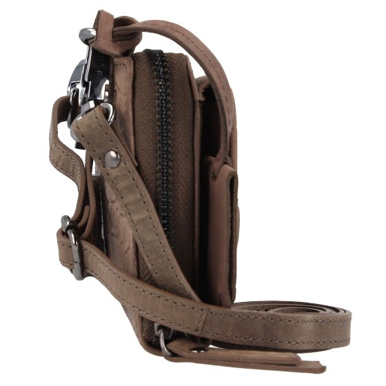 Burkely Casual Carly mobiele tas RFID Leer 21 cm