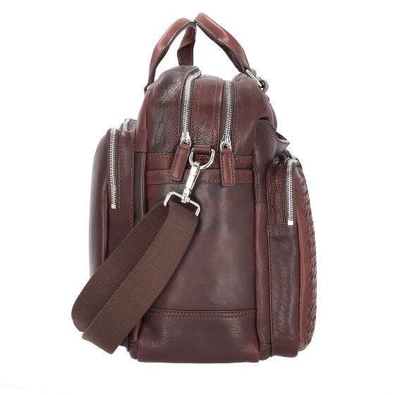 bugatti Geweven aktetas Leer 48 cm