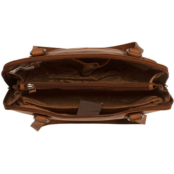 The Chesterfield Brand Wax Pull Up Schoudertas Leer 30 cm Laptop compartiment