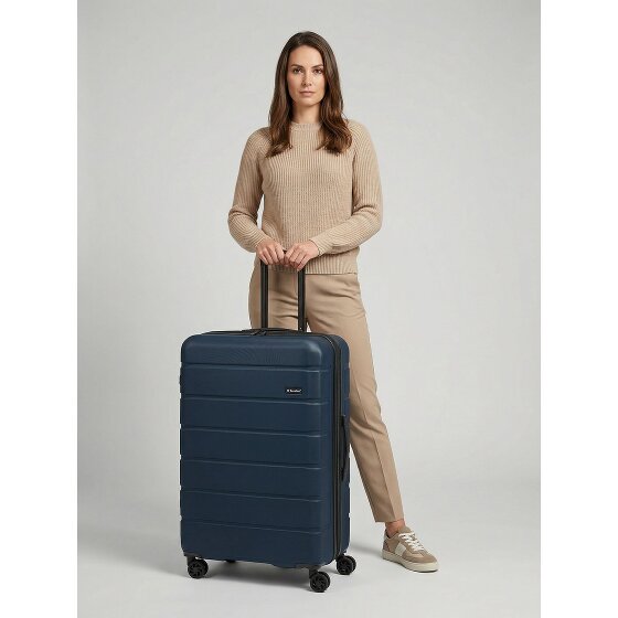 Saxoline Miami 4 wielen Trolley L 75 cm met uitbreidingsplooi