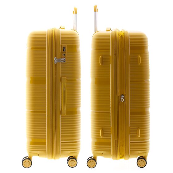 Gladiator 0800 4 wielen Trolley 76 cm met uitbreidingsplooi
