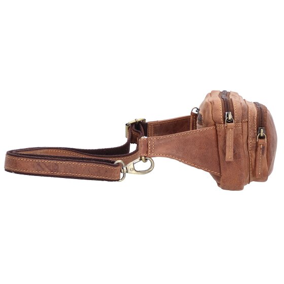 Greenburry Vintage heuptasje leer 20 cm