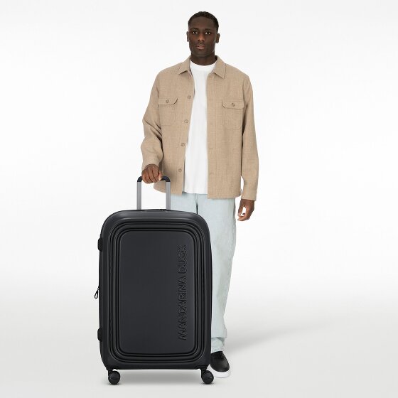 Mandarina Duck Logoduck + 4 wielen Trolley L 75 cm