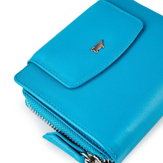 Braun Büffel Joy Portemonnee RFID-bescherming Leder 12 cm