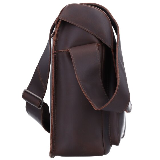 aunts & uncles Hunter Nick Messenger Leer 37 cm laptop compartiment