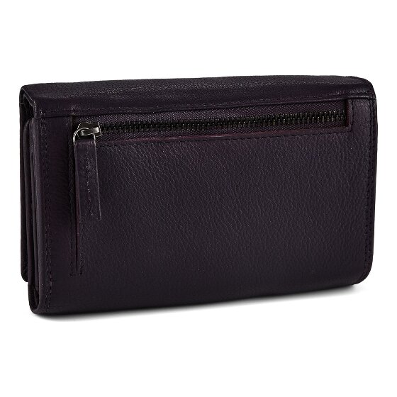 Greenburry Sponsachtig portefeuille leer 15,5 cm