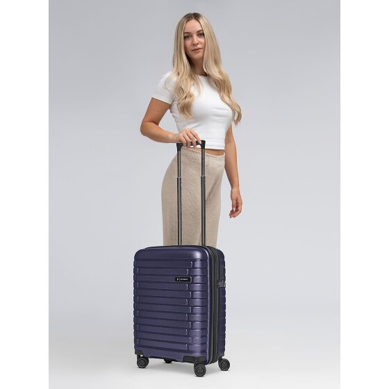 Pactastic Collection 04 THE CABIN + 4 wielen Cabinewagen S 55 cm met uitbreidingsplooi