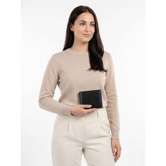 oxmox Leather Portemonnee RFID-bescherming Leder 12 cm