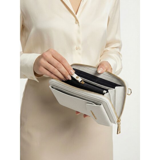 Lazarotti Bologna Leren Zip-Around Portemonnee Mobiel Telefoonhoesje Leer 19 cm