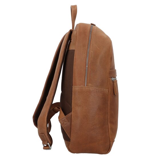 Plevier Urban Dagrugzak Leer 43 cm Laptop compartiment