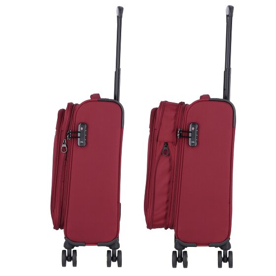 d&n Travel Line 9704 4 wielen Cabinewagen S 55 cm met uitbreidingsplooi