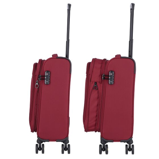 d&n Travel Line 9704 4 wielen Cabinewagen S 55 cm met uitbreidingsplooi