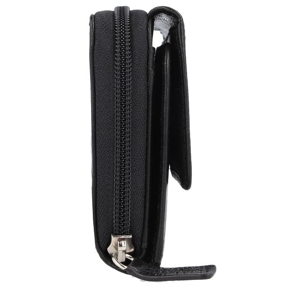 mano Donna Aurona Portemonnee RFID Leer 18 cm