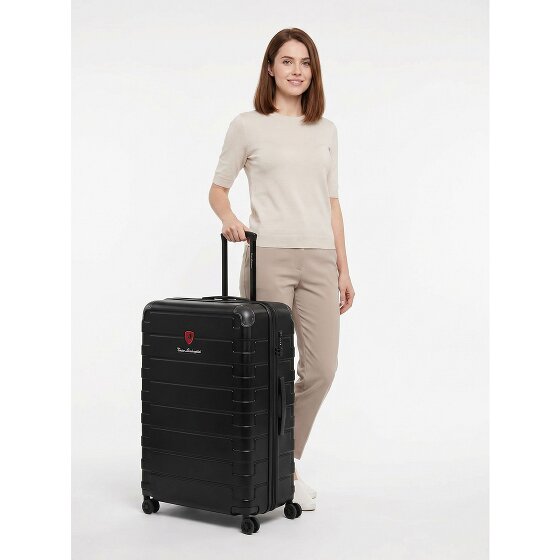 Tonino Lamborghini Milano 4-wiel Trolley XL 83 cm speciale maat met rekbare vouw