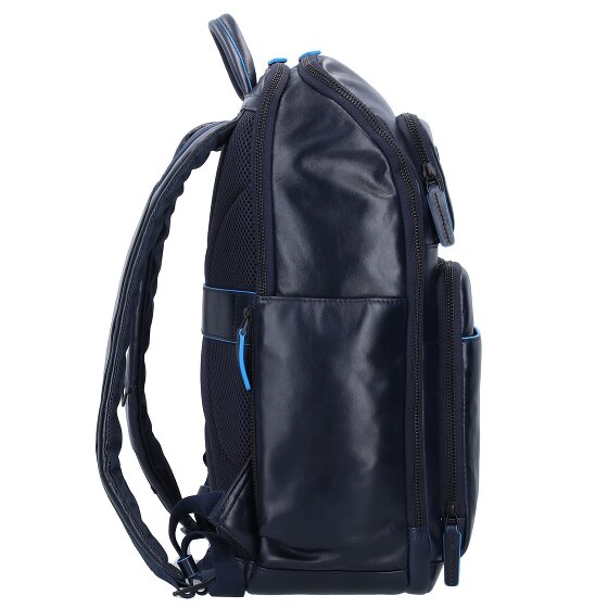 Piquadro Blauwe Revamp Rugzak RFID Leer 42 cm Laptopcompartiment