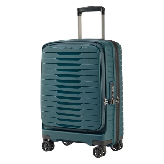 Stratic Novium 4 wielen Cabinewagen S 55 cm Laptop compartiment met uitbreidingsplooi
