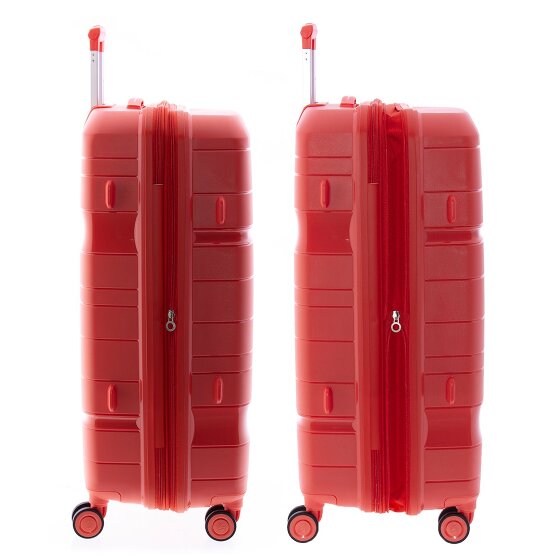 Gladiator 3800 4 wielen Trolley 77 cm met uitbreidingsplooi