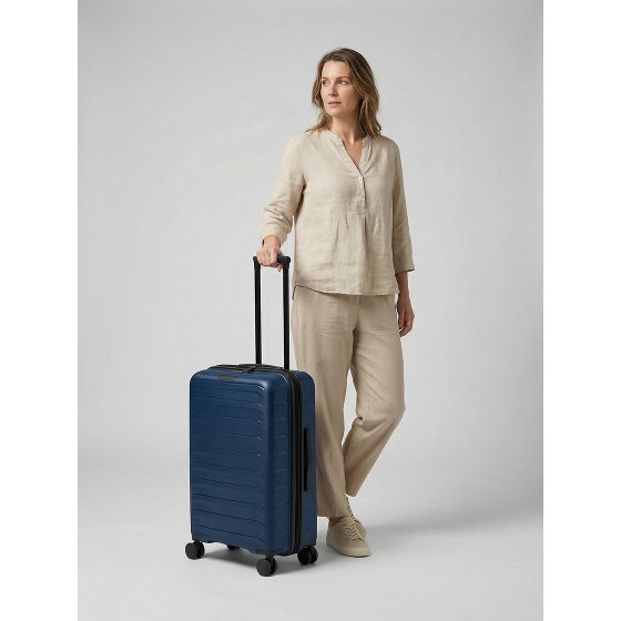 d&n Toronto 4 wielen Trolley M 65 cm met uitbreidingsplooi