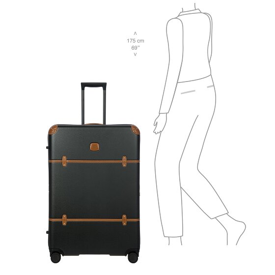Bric's Bellagio 4 wielen Trolley 82 cm met uitbreidingsplooi