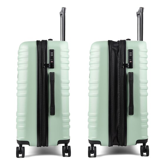 Pack Easy Mena 4 wielen Trolley 64 cm met uitbreidingsplooi