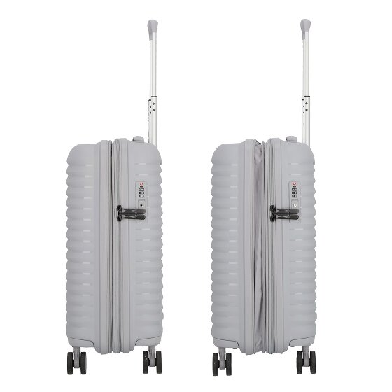 d&n Travel Line 4500 4 wielen Cabinewagen S 55 cm met uitbreidingsplooi