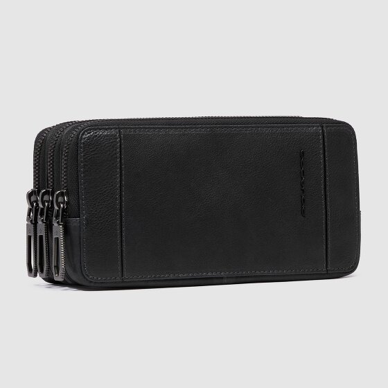 Piquadro Cronus Toilettas Leer 19.5 cm