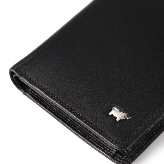 Braun Büffel Golf 3.0 Portemonnee RFID-bescherming Leer 10 cm