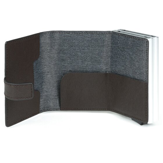 Piquadro Blue Square Creditcardhouder RFID-bescherming Leder 7 cm