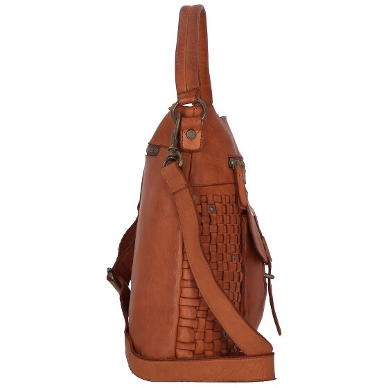 Harbour 2nd Zacht geweven Iris Schoudertas Leer 33 cm