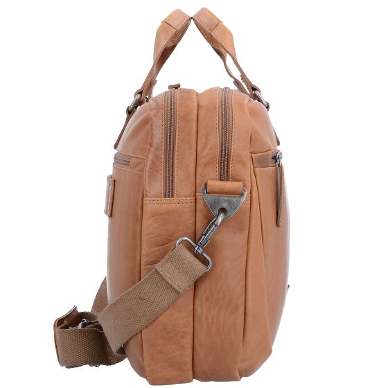 The Chesterfield Brand Wax Pull Up Koffer Leer 40 cm Laptop compartiment