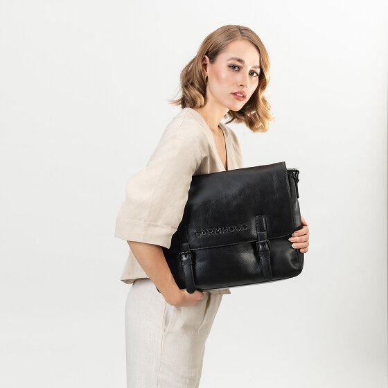Farmhood Memphis Aktetas Messenger Leer 38 cm Laptop compartiment