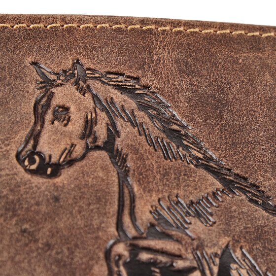 Greenburry Horse Portemonnee Leer 12 cm