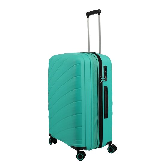 Travelite Burano 4 wielen Kofferset 3-delig met uitbreidingsplooi