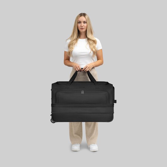 Redolz Duffle Essentials 2-wiel reistassenset 2-delig L+L met stretchvouw