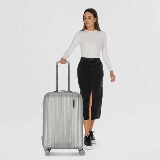 Polestream Moonrock 4 wielen Trolley M 69 cm met uitbreidingsplooi