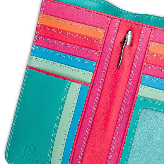Mywalit Tri-fold Zip Wallet Leren Portemonnee 17 cm