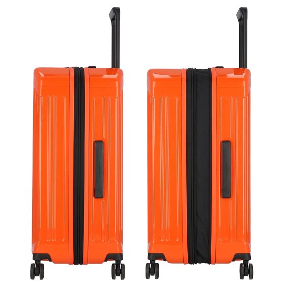 Piquadro PQ-Light 4 wielen Trolley M 69 cm met uitbreidingsplooi
