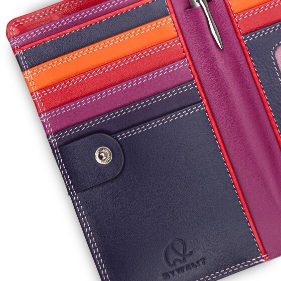 Mywalit Portemonnee RFID-bescherming Leer 8 cm