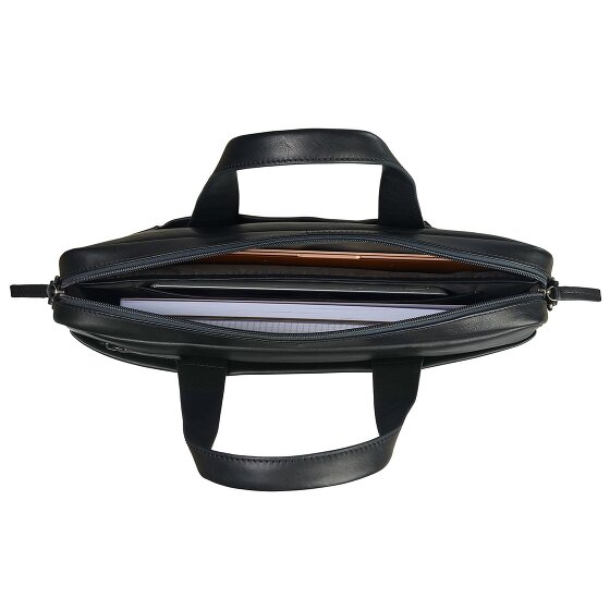 Leonhard Heyden Hamburg Aktetas 38 cm laptop compartiment