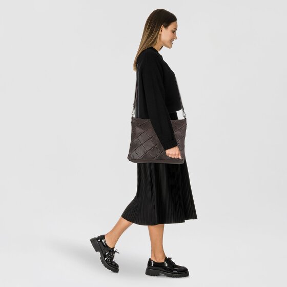 FredsBruder Check my Bag Schoudertas Leer 35 cm