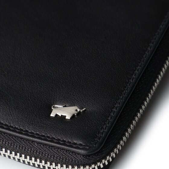 Braun Büffel Golf 3.0 Portemonnee RFID-bescherming Leer 17.5 cm