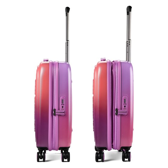 Mandarina Duck Logoduck + 4 wielen Cabinewagen 55 cm met uitbreidingsplooi