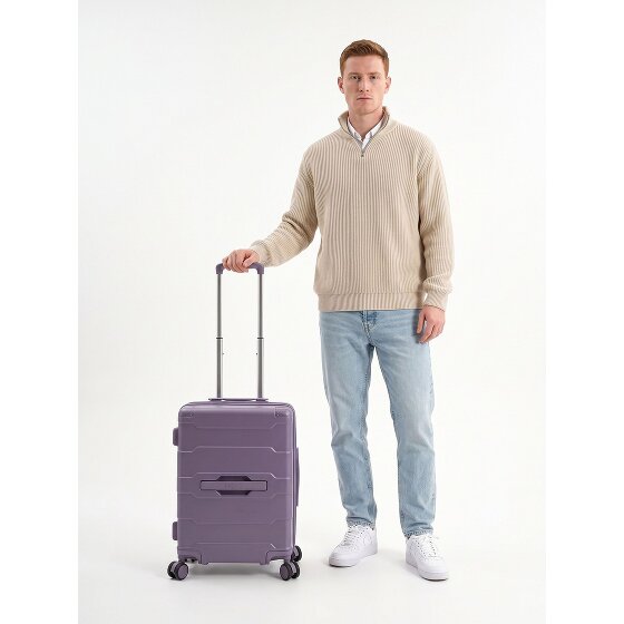Heys ReNew 4 wielen Cabinewagen S 53 cm met uitbreidingsplooi