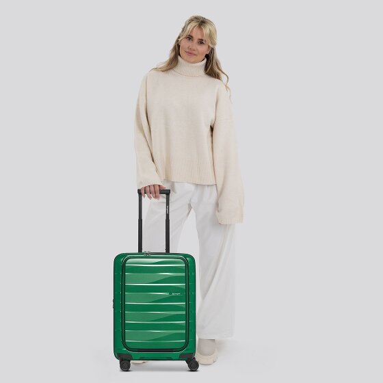 Bergpfeil Travel 4 wielen Cabinewagen 55 cm Laptop compartiment met uitbreidingsplooi
