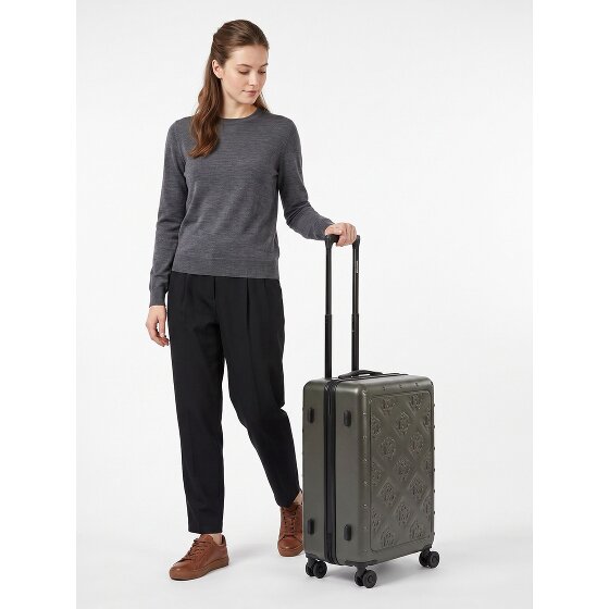 Roberto Cavalli Florence 4 wielen Trolley 63 cm met uitbreidingsplooi