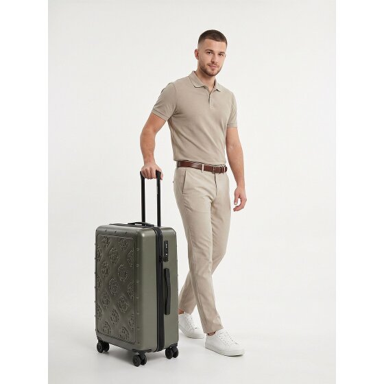 Roberto Cavalli Florence 4 wielen Trolley 63 cm met uitbreidingsplooi