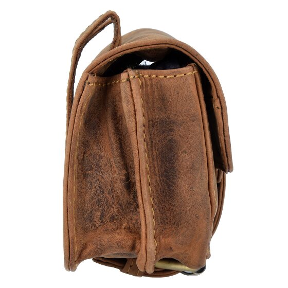 Greenburry Vintage militair heuptasje leer 16 cm